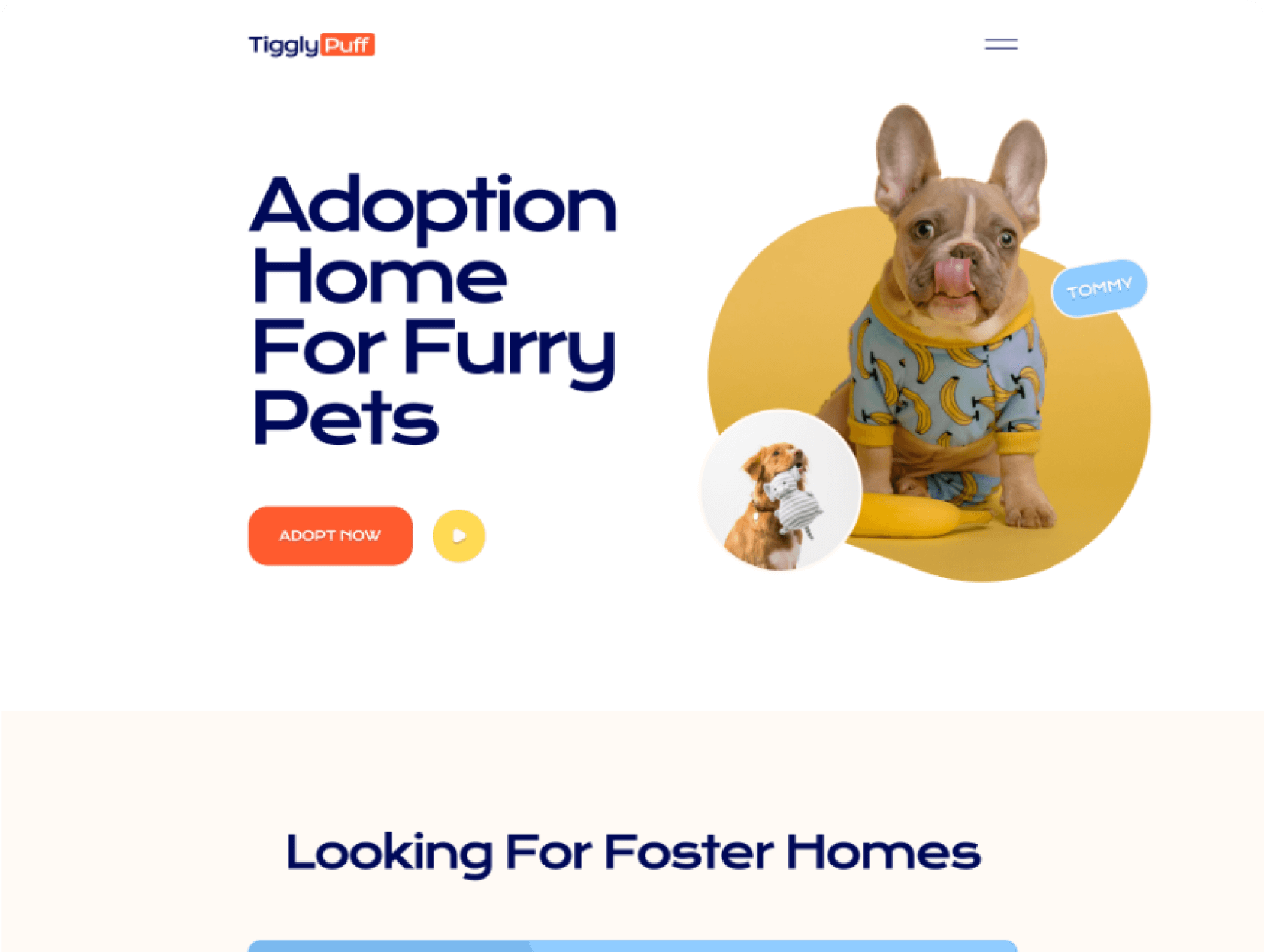 TigglyPuff - Pet Adoption Theme